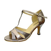 personnaliser les performances de danse chaussures similicuir / Paillette supérieure chaussures latines pour les femmes