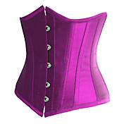 Superbe Satin Busk bustier fermeture avant Corsets Shapewear (plus de couleurs)