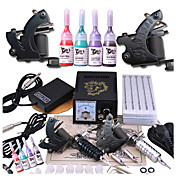 2 Machine à tatouage en fonte pour la doublure et l'ombrage avec alimentation LCD