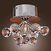 CABARRUS - Lampe Murale Florale Cristal
