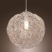 lumière pendentif avec 1 lumière en forme boule