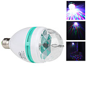 E27 3W Colorful Light Autorotation LED Bulb for Party Disco Stage (85-265V)