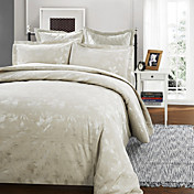 3 pièces feuille jacquard housse de couette pedro