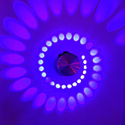 3W moderne artistique mené la lumière de mur avec diffusion Light Design Ombre de Whirlpool Stretching