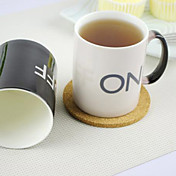 Changement de tasse de lait en céramique de couleur