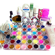 82pcs UV Conseils Gel Nail Art Costume