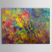 Peint à la main peinture à l'huile abstraite avec cadre étiré 1308-AB0564