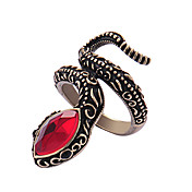 Viennois Rétro-Brone Red Serpent Bague cocktail