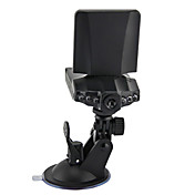 2,5 pouces boîte de DVR / voiture voiture noire avec 6 LED détection de mouvement des lumières