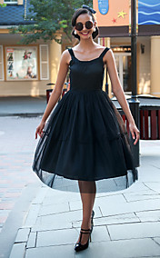 TS VINTAGE sans manches Robe de Swing Mesh